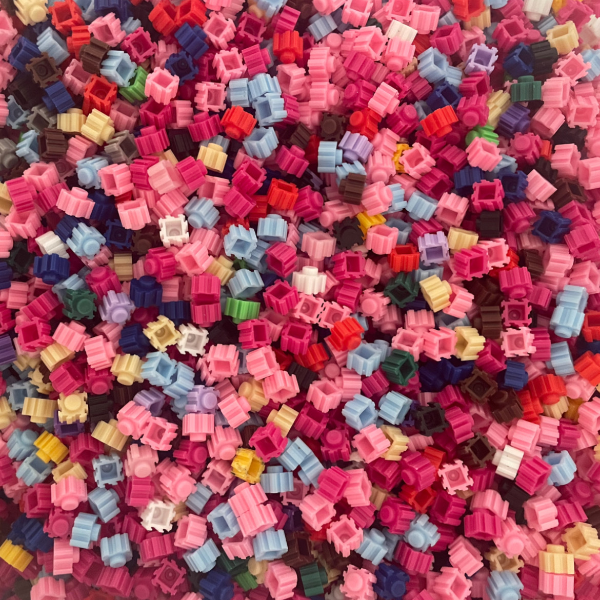 bulk series splicing small particle toys 3d puzzle model sold by half kilogram building blocks 8mm handmade children's educational variety diy Specification drawing