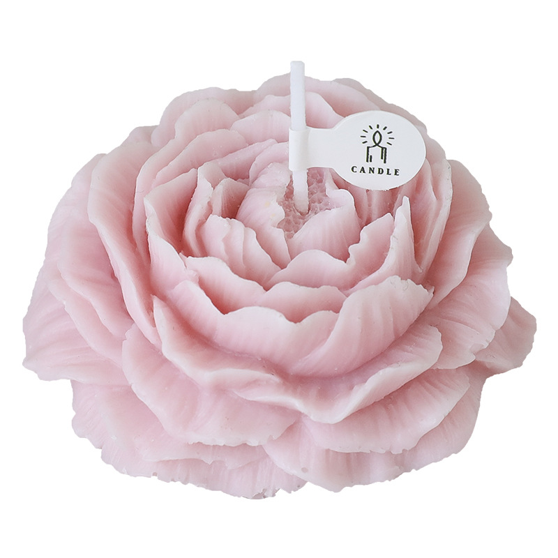 fragrance with hand gift peony flower shape candle ornaments atmosphere gift teacher's day creative flower aromatherapy candle Item Picture