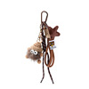 small briquette camera bag pendant bag charm exquisite keychain diy doll annual small fur ball Specification drawing
