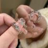 thorn rose couple ring ins style niche open ring creative roses ring student all-match jewelry Specification drawing