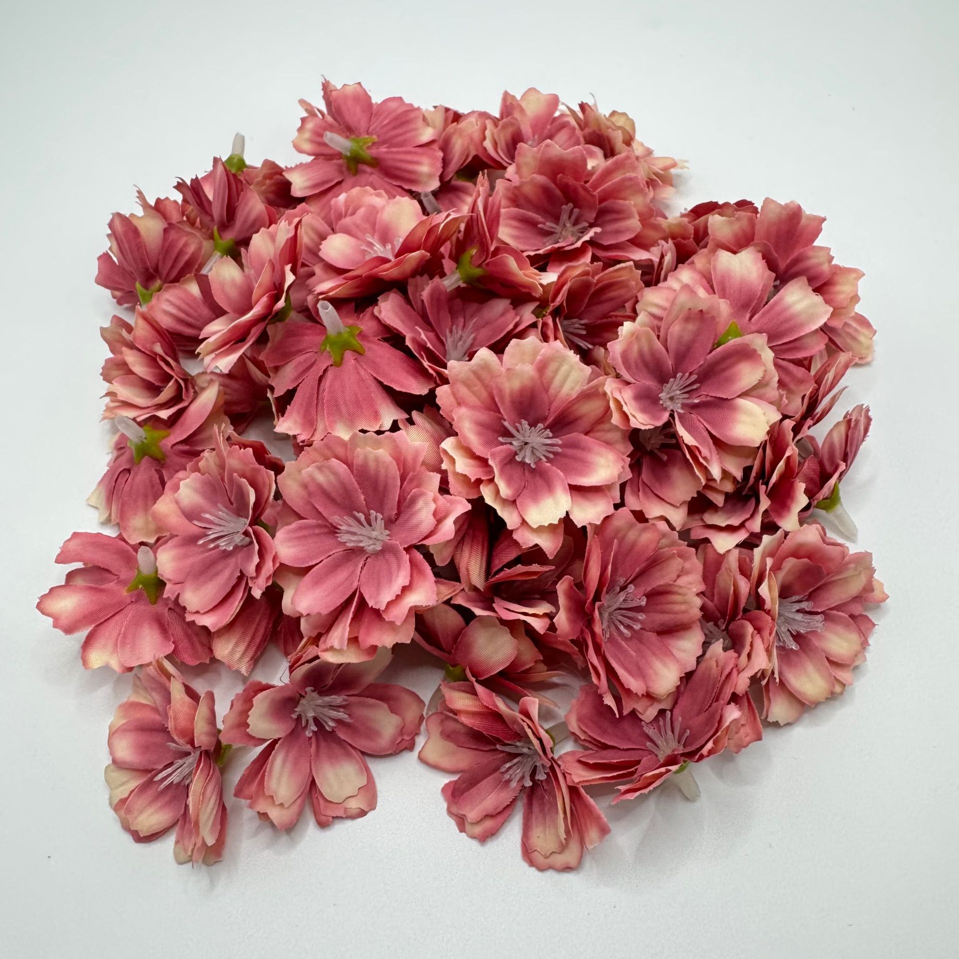 daisy fake flower diy material wedding decoration quincuncial head home decoration shooting props artificial flower head Specification drawing