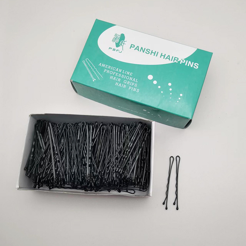 0.50kg boxed for photo studio updo black hairpin hair clip bar shaped clip side clip small hair pin clip straight pattern hairpin Specification drawing