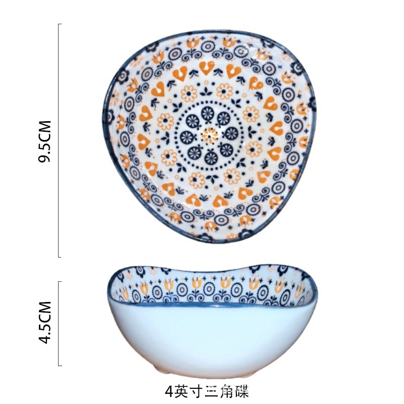 ceramic morocco small plate restaurant seasoning dish sauce dish snack plate dish saucer dish soy sauce small bowl spice powder dish full figure
