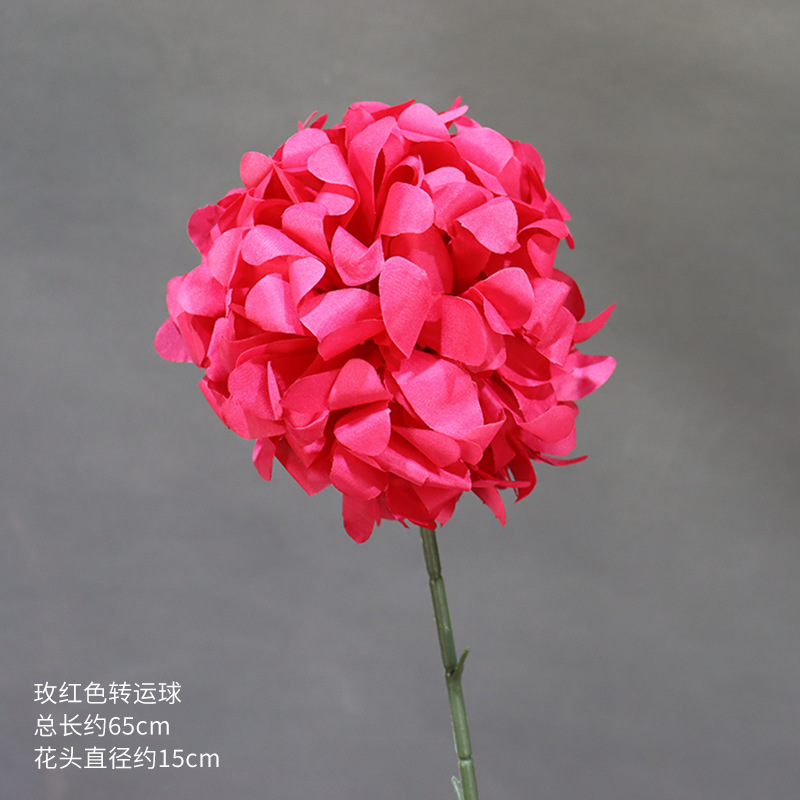 wedding rose red artificial flower arrangement flower pot material flower bed head flower row flower wedding fake silk flower window details Picture