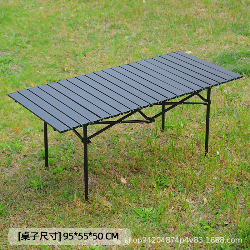 outdoor folding table egg roll table stall portable camping table and chair set picnic chair full set instrument supplies Application Scenario