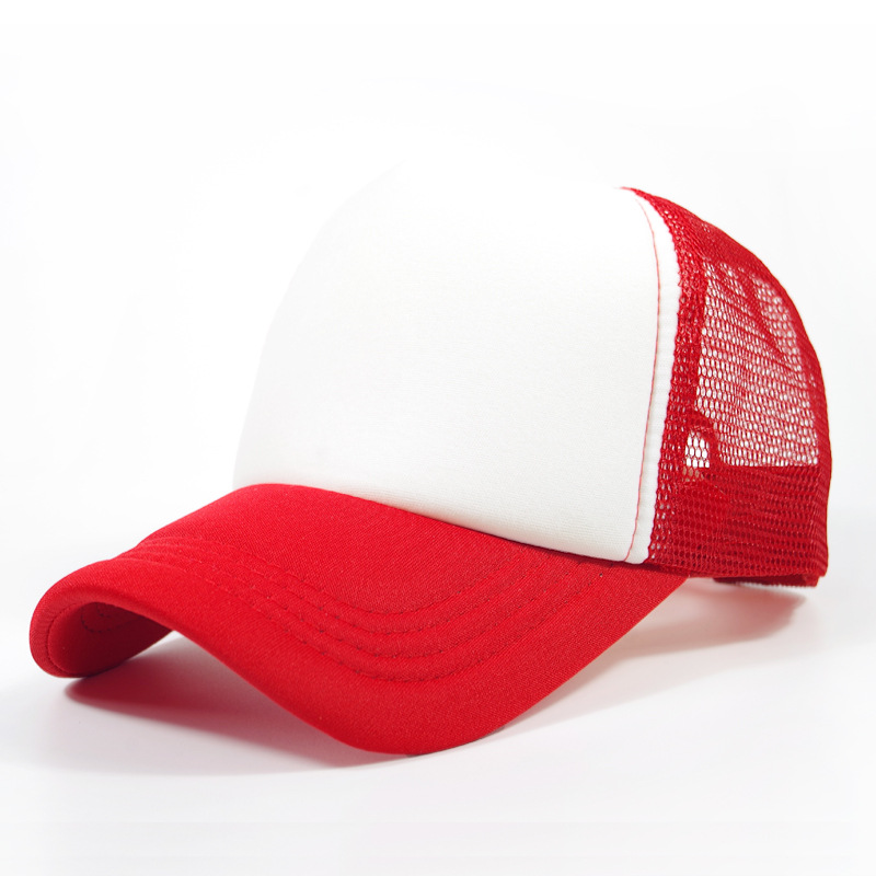 advertising cap printed wholesale peaked cap spot mesh hat korean style truck cap picture printing printed baseball cap printed logo Item Picture