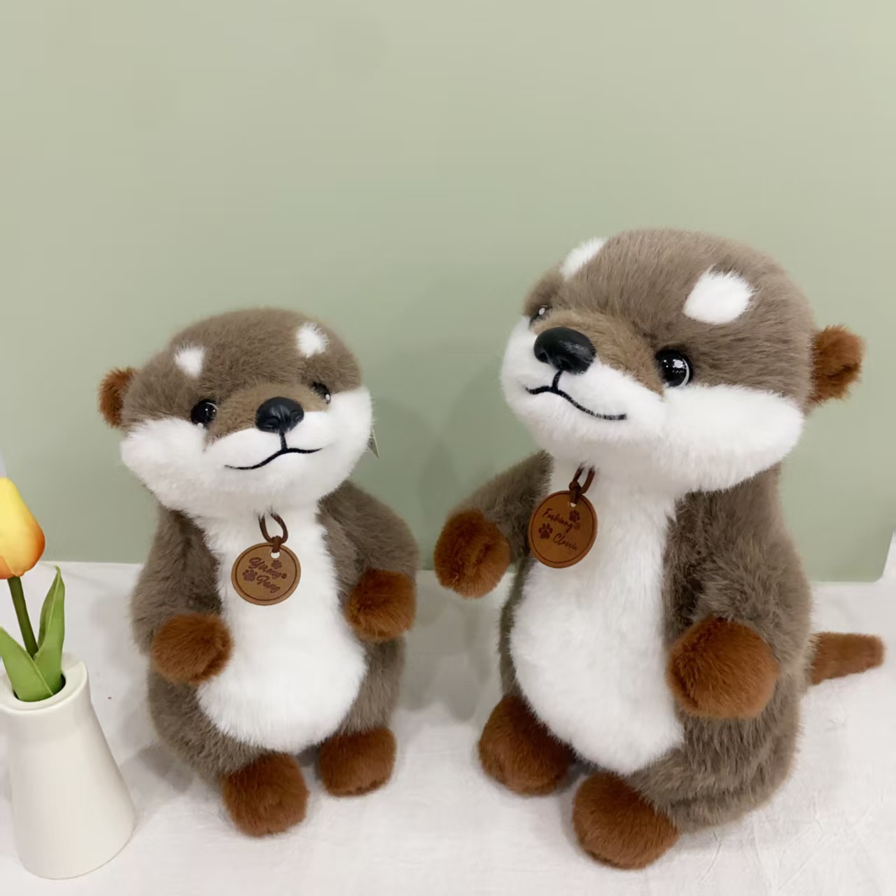 A 25CM cute simulated otter plush doll Specification image