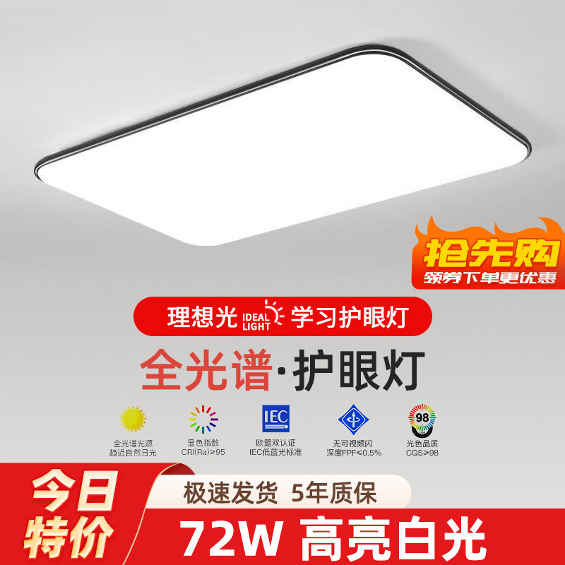 2025 new led ceiling lamp room bedroom light lamp in the living room hall modern minimalist and magnificent zhongshan lamps details Picture