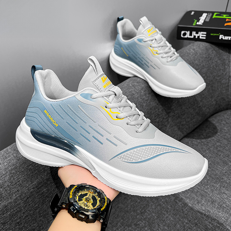 warrior men's shoes 2025 new summer breathable men's section trendy casual shoes ultra-light shock-absorbing running sports shoes for men Application Scenario