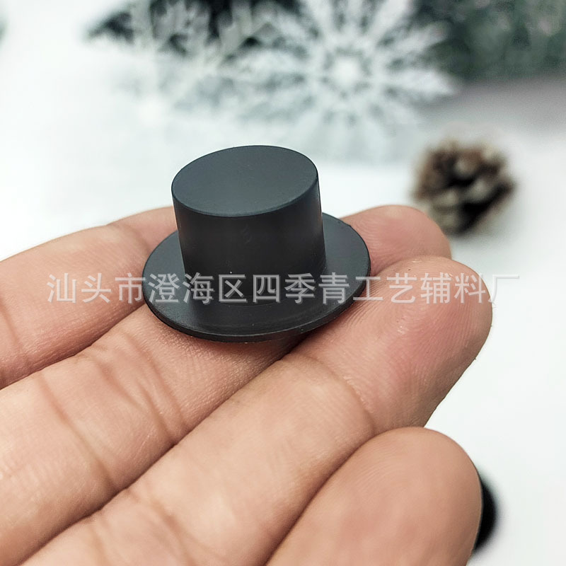 cross-border plastic clown hat christmas decoration mini hat snowman hat tall crown topper craft diy accessories Specification drawing