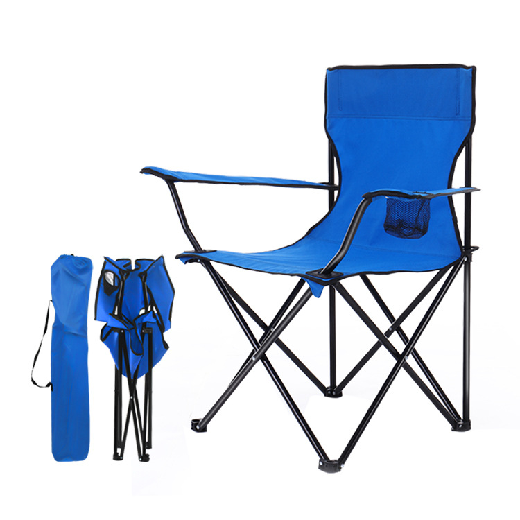 wholesale portable backrest chair camping outdoor folding chair leisure camping fishing chair with armrest beach chair Application Scenario