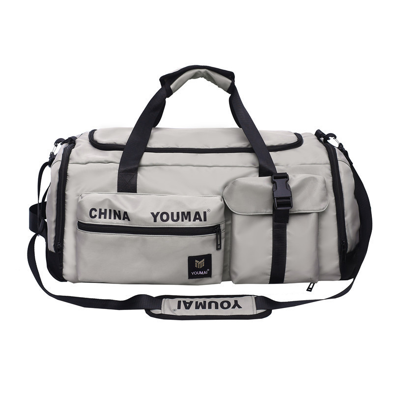 new multi-purpose travel backpack luggage bag large capacity men's gym bag men's dry wet separation sports backpack Item Picture