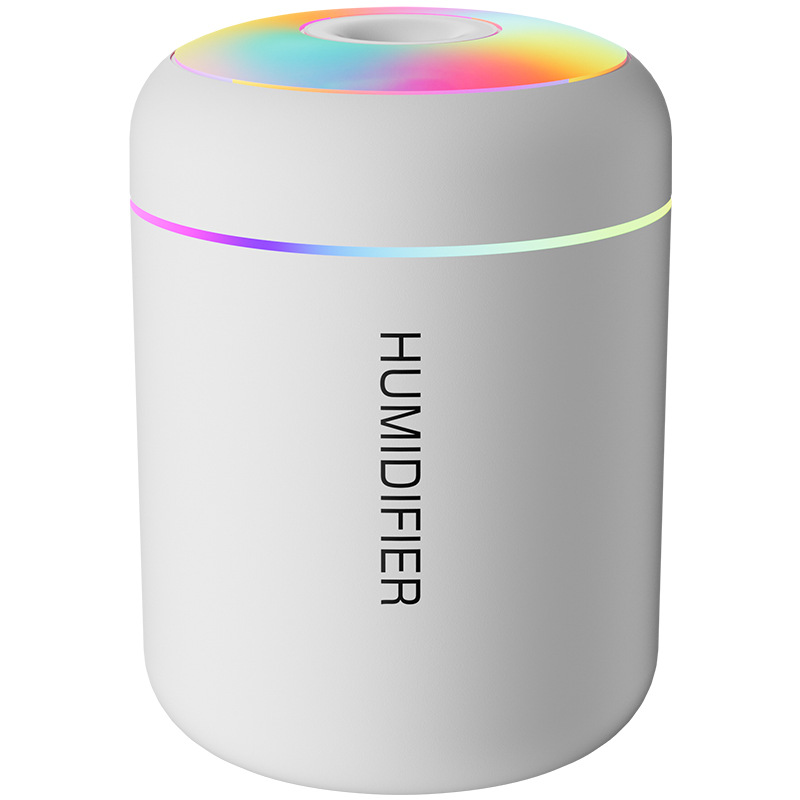 mars cannon ash humidifier usb mini car small mute heavy fog seven-color ambience light household air-conditioned room full figure