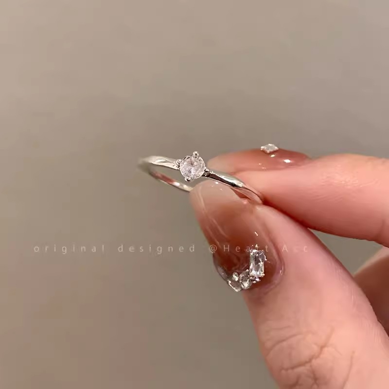 open ring female normcore style ring set sweet cool hot girl style ornament high-grade butterfly ring full figure