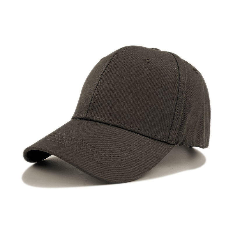 new light board hard top cotton baseball cap simple sun-proof advertising embroidery hat solid color peaked cap wholesale Specification drawing