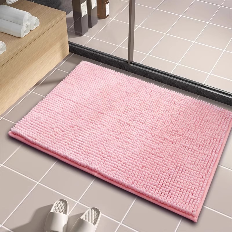 toilet floor mat bathroom door absorbent carpet domestic toilet non-slip floor mat hotel floor towel bathroom mat details Picture