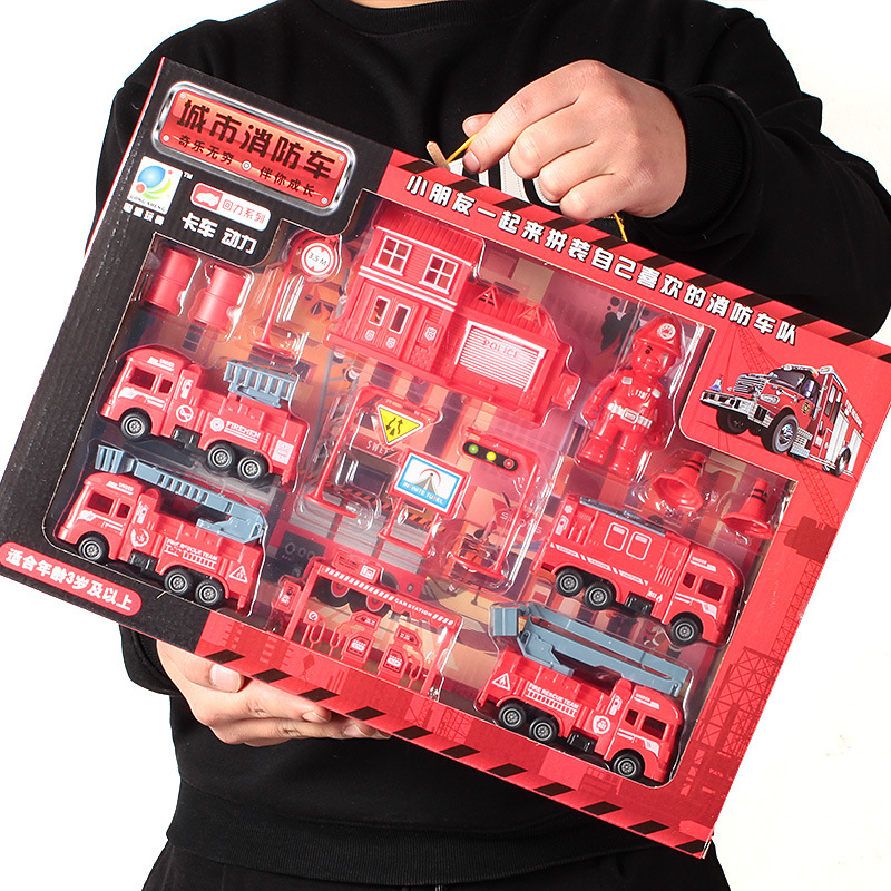 boy excavator excavator toy car gift box children warrior engineering car car children toy car package Application Scenario