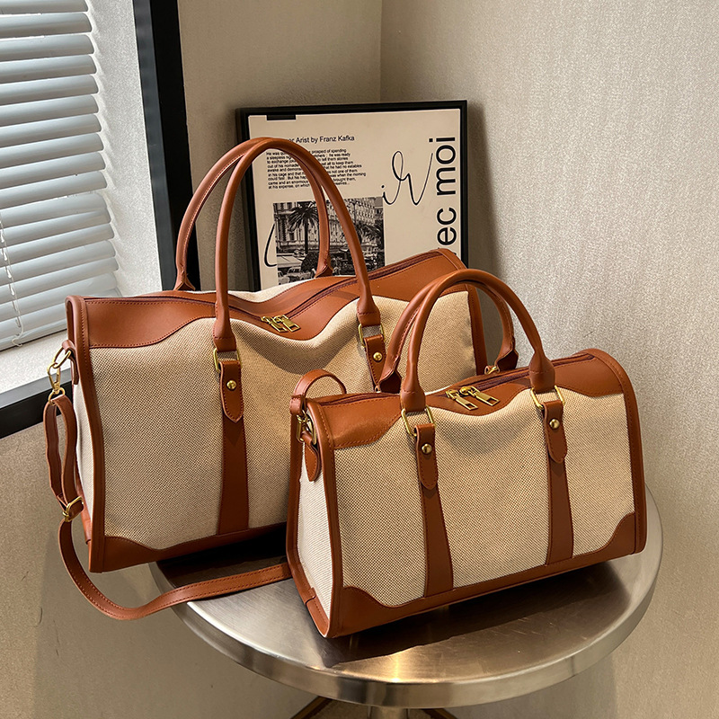 foreign trade short-distance travel bag large capacity trendy shoulder bag 2025 new outdoor commuting fashion portable messenger bag full figure