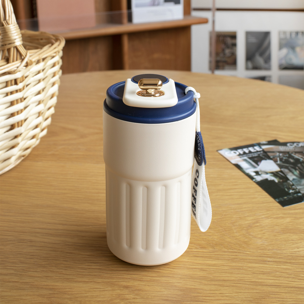 coffee thermos cup temperature display gift warm-keeping water cup good-looking portable portable cup simple new stainless steel cup Specification drawing