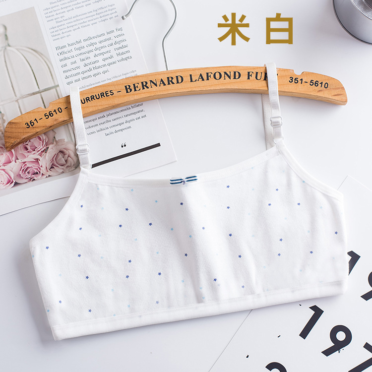 student growth period girl's underwear quilted chest wrap underwear adjustable spaghetti-strap strap vest 8871 Application Scenario