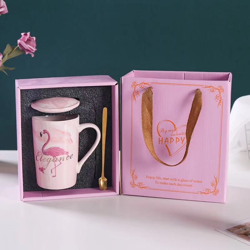 mug portable gift set good-looking cup wedding hand gift ceramic cup activity logo Specification drawing