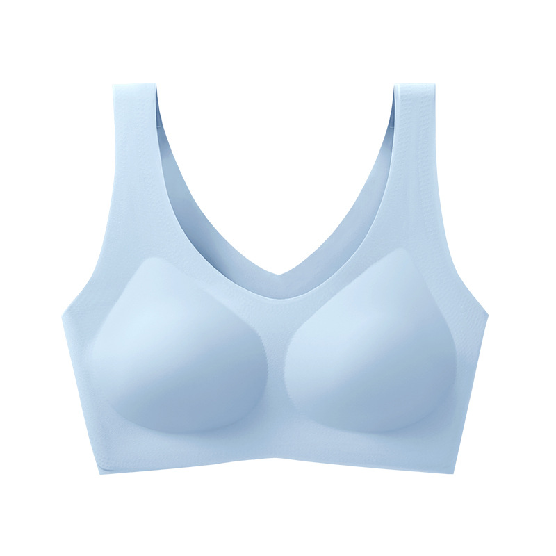 cloud underwear women's seamless non-size bra big chest small sports vest type wireless large size back shaping bra Application Scenario