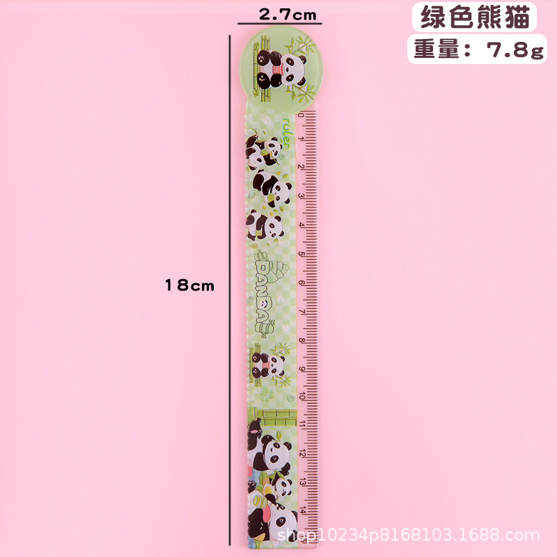 ruler only for pupils 123 grade cartoon cute good-looking ruler 18 exam drawing measuring tool Specification drawing