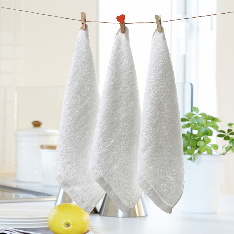 bamboo fiber face towel kindergarten small towels absorbent children handkerchief baby face towel saliva towel wholesale factory Specification drawing