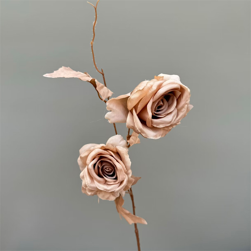 vintage rose artificial rose wedding flower cross-border wholesale artificial flower wedding flower rose can be sent on behalf Item Picture