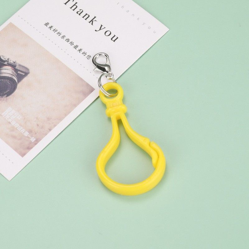 schoolbag hanging buckle doll keychain accessories diy parts plastic lobster clasp suspender buckles diy keychain material package full figure