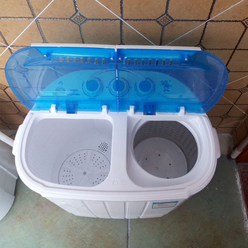 [one piece dropshipping factory direct sales] double barrel household washing machine small semi-or full-automatic double cylinder washing machine Application Scenario