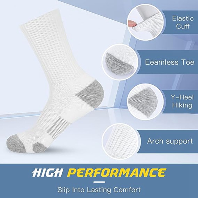 zhuji socks 47 plus size socks wholesale basketball sports socks white stockings autumn mid-calf length socks for men Specification drawing