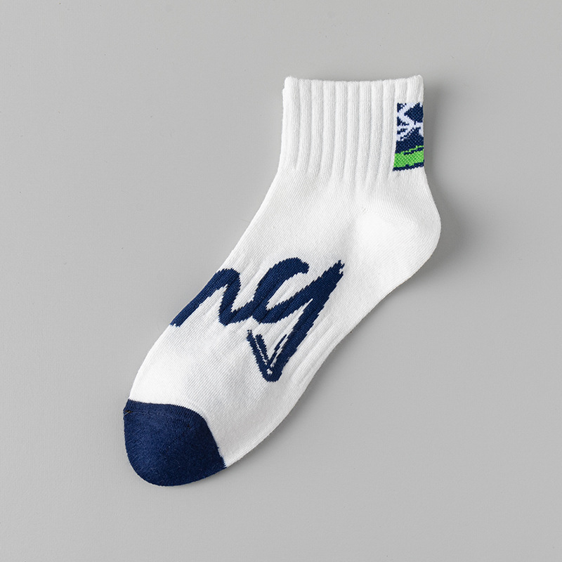 boys socks pure cotton stink prevent sweat absorbing autumn and winter socks winter junior high school students basketball trendy socks men full figure