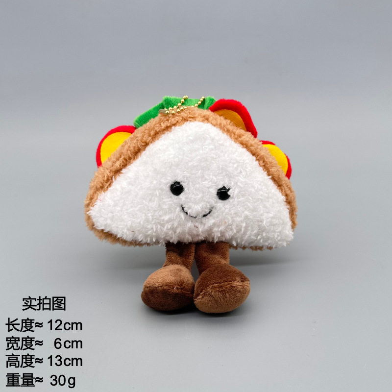 蛋糕毛绒公仔玩偶娃娃面包娃娃儿童玩具礼物可爱挂件钥匙扣仿真实物可爱包挂件详情图20