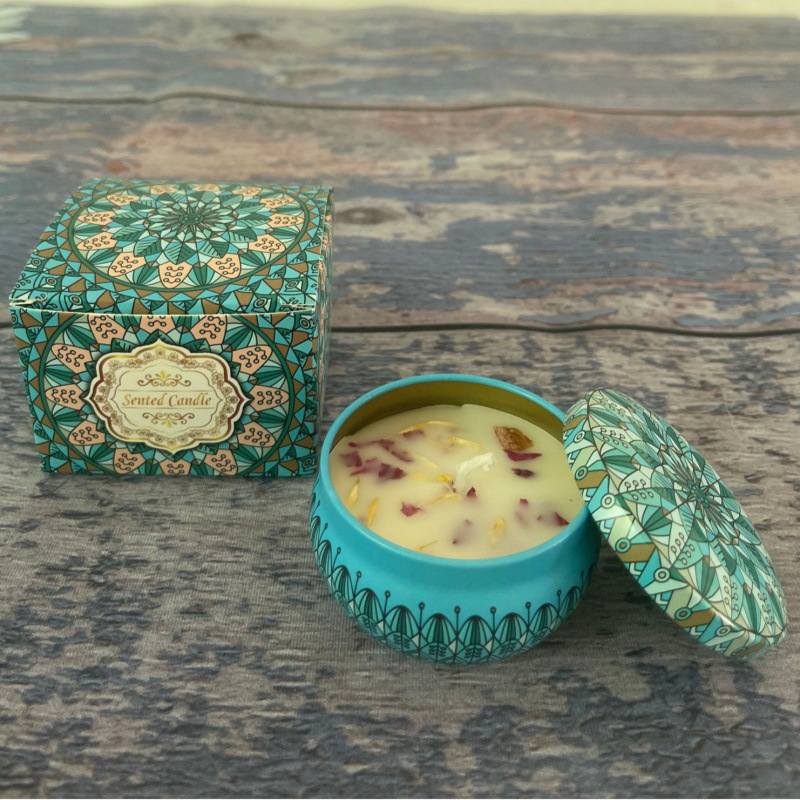 cross-border soy wax dried flower fragrance candles? wedding gift birthday gift flower fragrance incense candle Application Scenario
