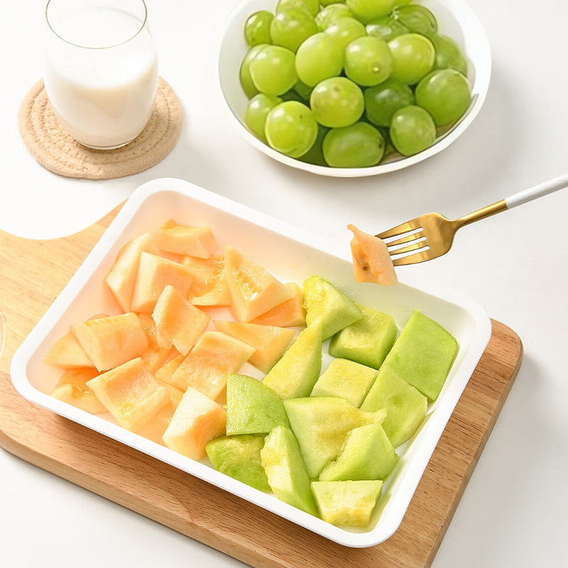 H226-207方形备菜托盘聚餐火锅菜盘家用配菜餐盘厨房料理平底圆盘细节图