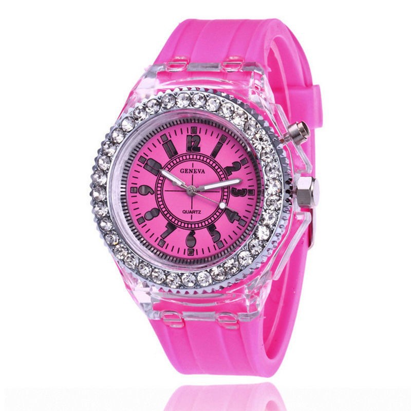 hot selling personalized rhinestone led korean fashion chinese watch men's and women's student watch quartz watch wholesale cross-border Item Picture