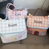 new dopamine house cosmetic bag color matching large capacity partition travel portable cosmetic bag storage bag storage Application Scenario