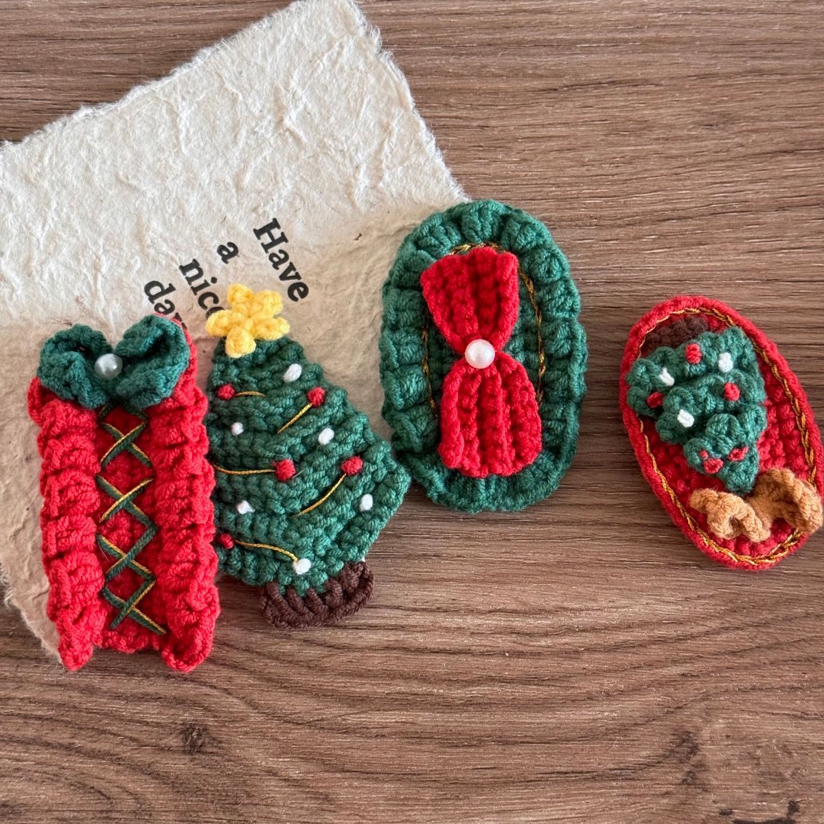 christmas series barrettes holiday cute wool hairpin christmas tree bb clip bang clip accessories new headdress Specification drawing