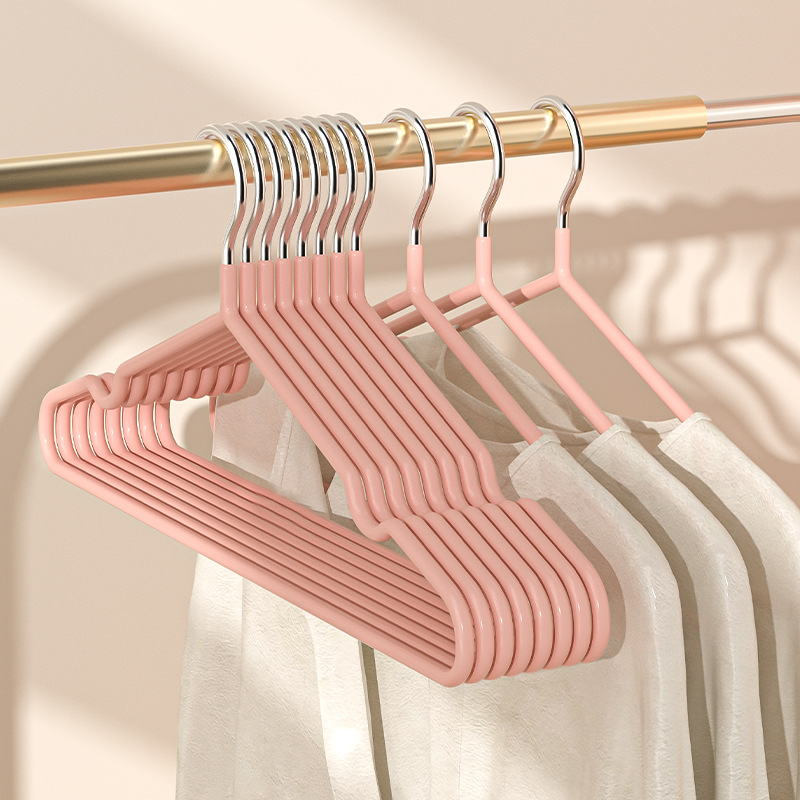 new balcony anti-slip traceless pvc coated hanger clothing store hanger hook hanging sling multifunctional clothes hanger full figure