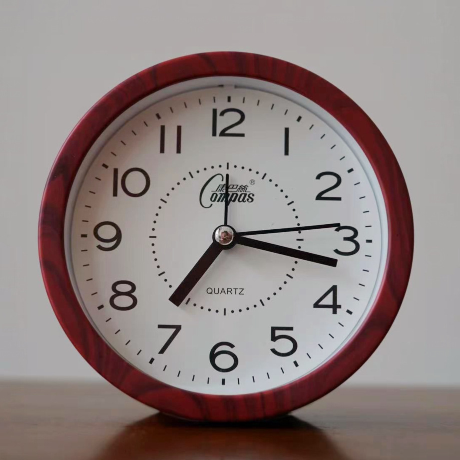 kangbassi mute alarm clock student elderly home large digital alarm children's simplicity desktop bedroom bedside clock details Picture