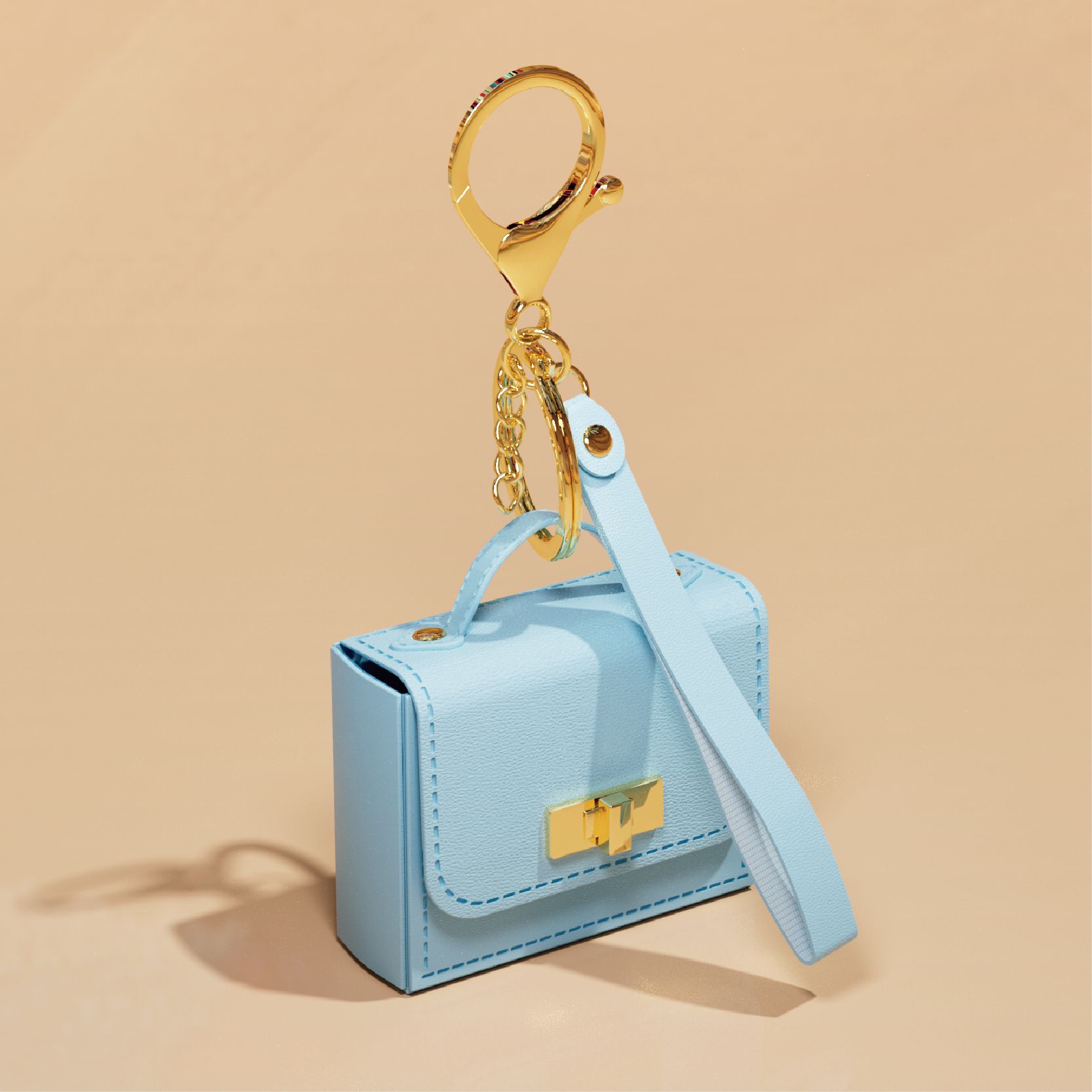 mini small bag keychain pu leather rope handle coin purse accessories pendant cell phone bag jewelry hang decorations gift Item Picture