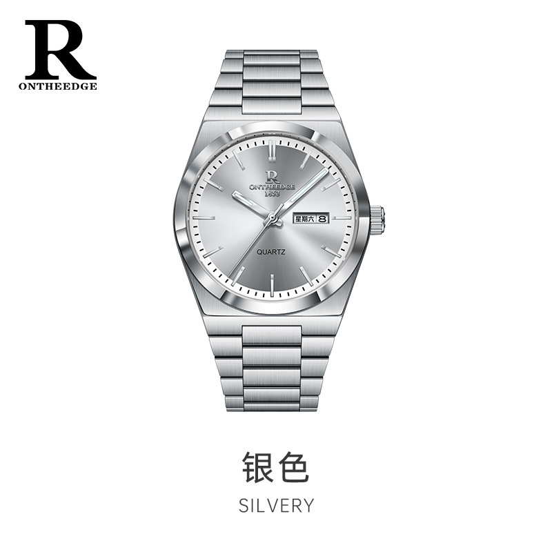 swiss ruizhiyuan brand men's watch new ultra-thin waterproof quartz watch live foreign trade popular style watch wholesale Specification drawing