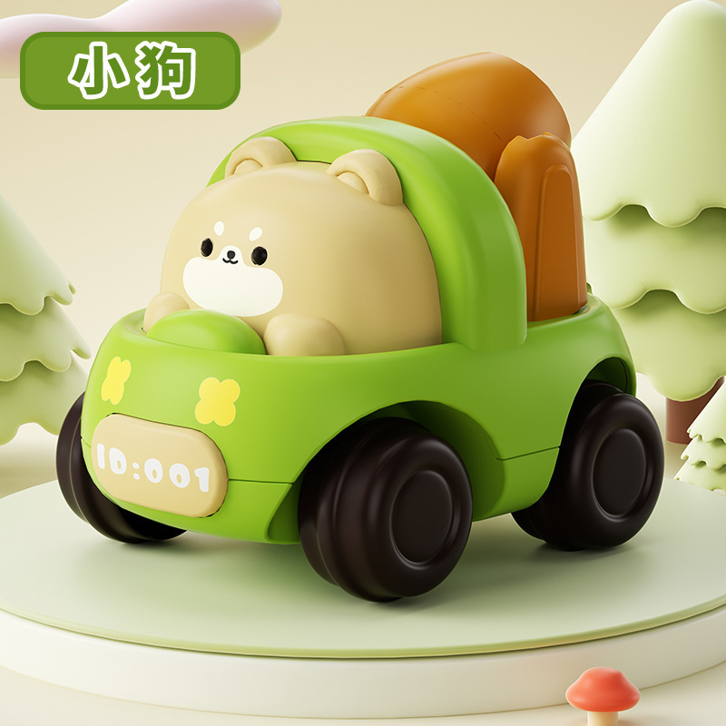 children's inertia toy car baby 1-3 years old warrior engineering car 6 months baby puzzle 2 boys and girls full figure