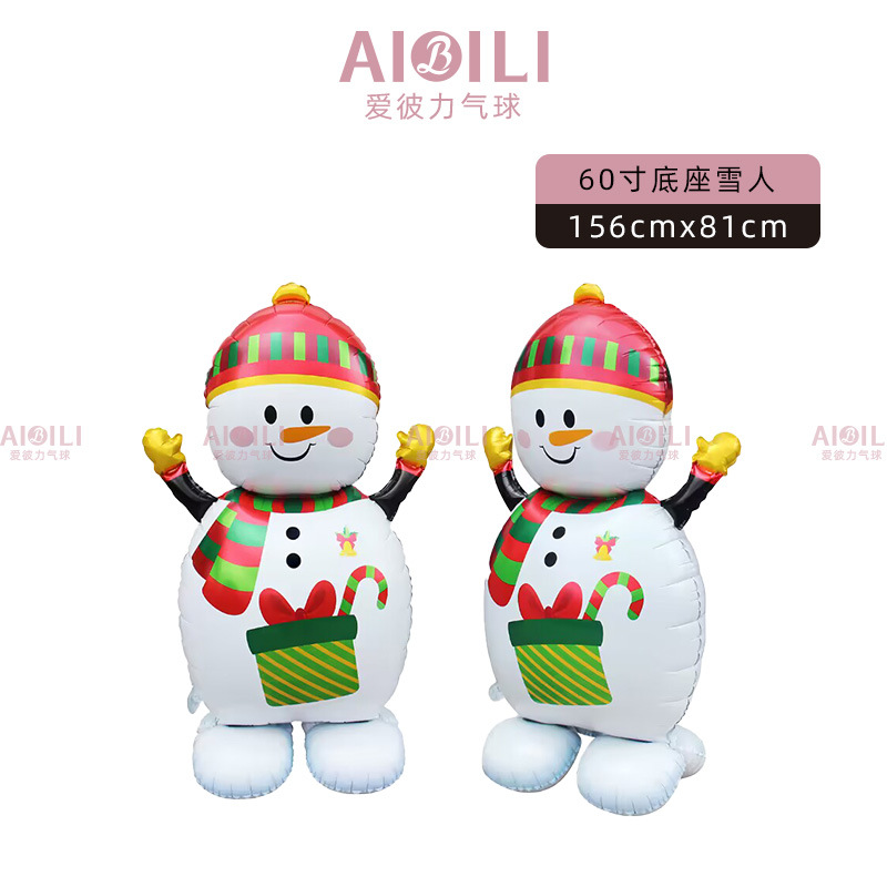 large christmas tree balloon inflatable pile style three-dimensional column christmas tree mall and shop christmas atmosphere decorative balloon details Picture