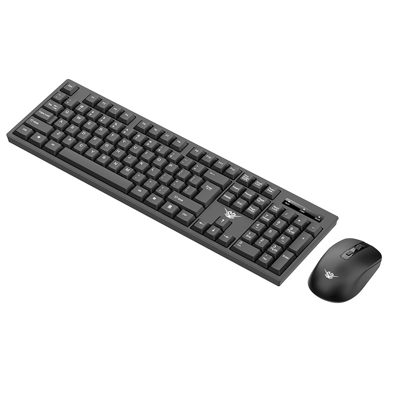 factory spot 2.4g wireless mouse set light tone keyboard mouse office game desktop and notebook computer full figure