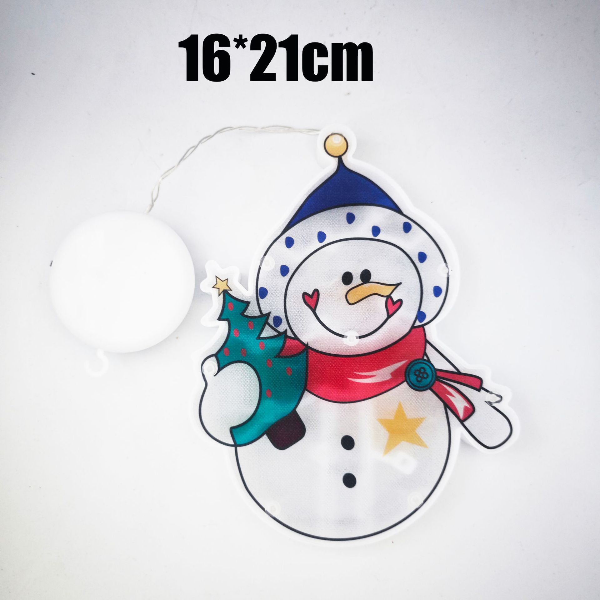 cross-border supply led christmas decorative lights door hanging window layout sucker light window stickers xingx hanging light colored light Specification drawing