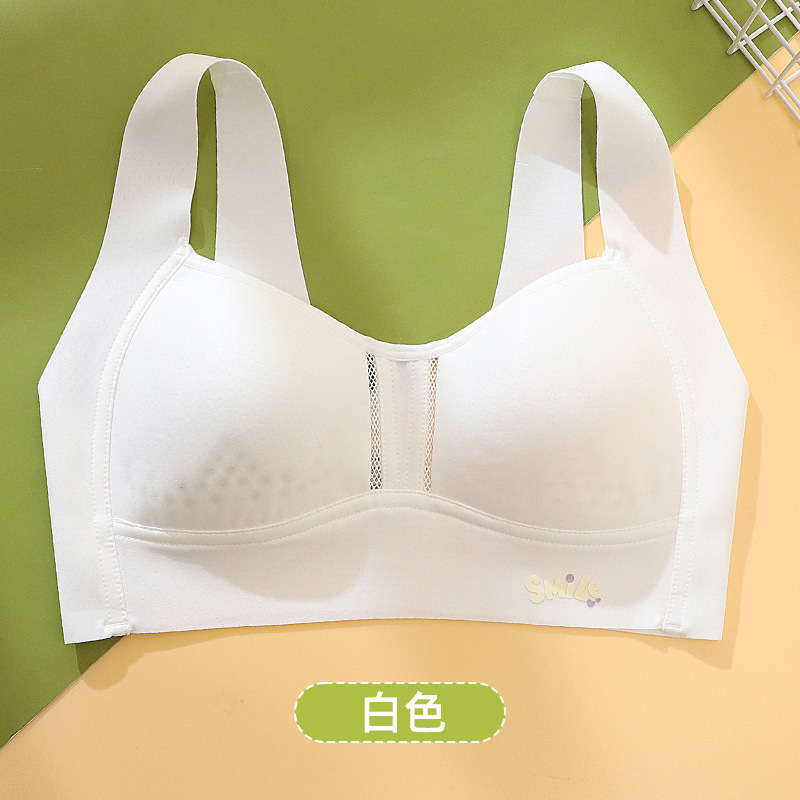 adolescent girl bra junior high school student girl two-stage bra sports vest seamless growth period underwear full figure
