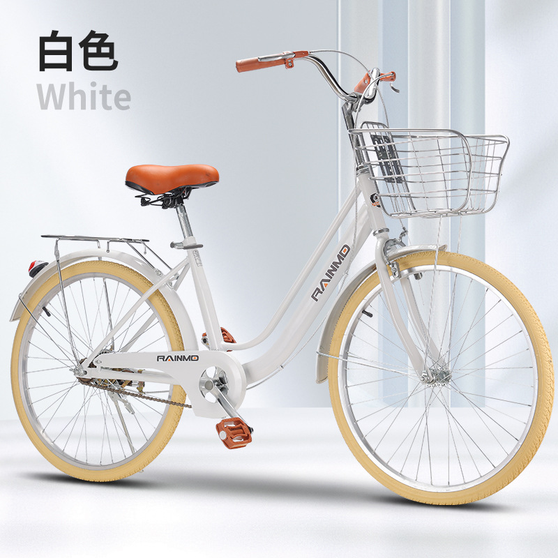 2024 new women's bicycle lightweight commuter work lady middle school student bicycle 22/24/26-inch walking details Picture