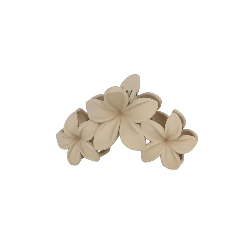 cross-border european and american flowers barrettes women's retro temperament wild updo hair clip barrettes sub-headdress frosted shark clip hair claw headdress Specification drawing